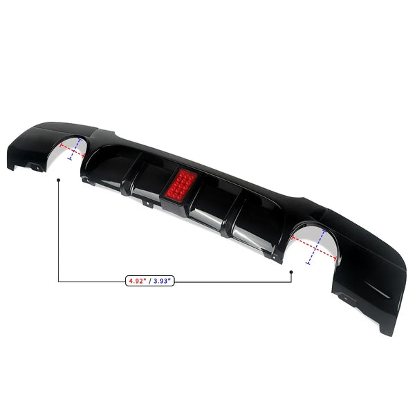 Diffuseur arrière LED BMW E90/E91, pare-chocs M Tech — vue 6