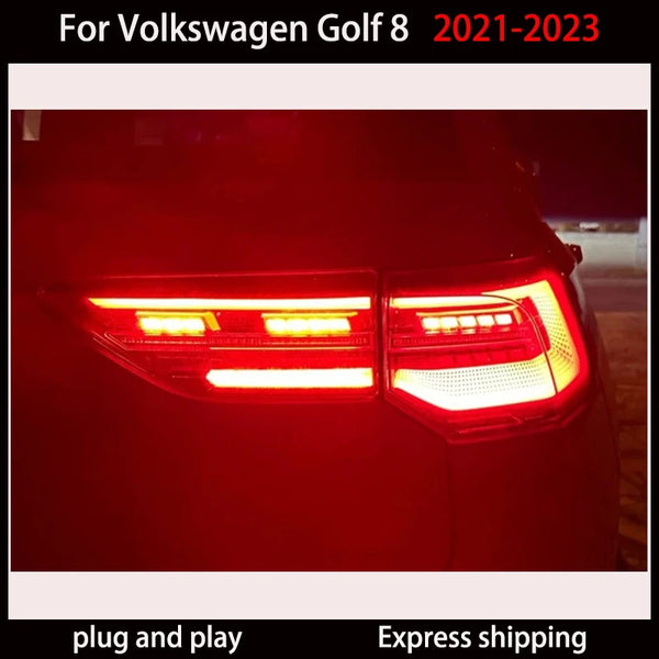 Paire de Feux Arrière LED Dynamiques – VW Golf 8 MK8 2021-2023