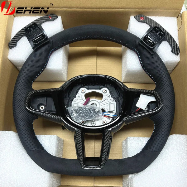 Volant de voiture en cuir amélioré pour BMW Série 3 4 5 G01 G02 G05 G20 G80 G82 G22 G26 G30 G32 G87 F90 F95 Accessoires autom