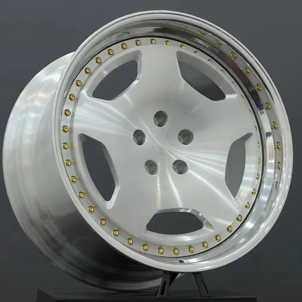 Jantes en alliage forgé concaves 2 pièces 19-23 pouces multi PCD, pièces automobiles, moyeu personnalisé pour voiture sport m