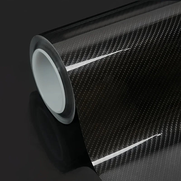 Film de protection pour carrosserie de voiture en fibre de carbone 3D 4D 5D 6D, vinyle mat, accessoires, autocollant noir bri
