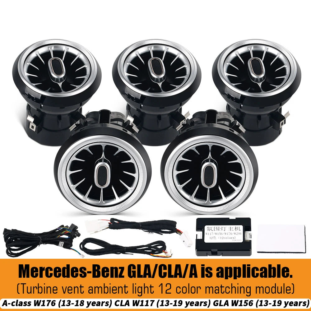 Kit Éclairage d’Ambiance 12/64 Couleurs Mercedes A, CLA et GLA – Éclairage LED | OURANE.COM