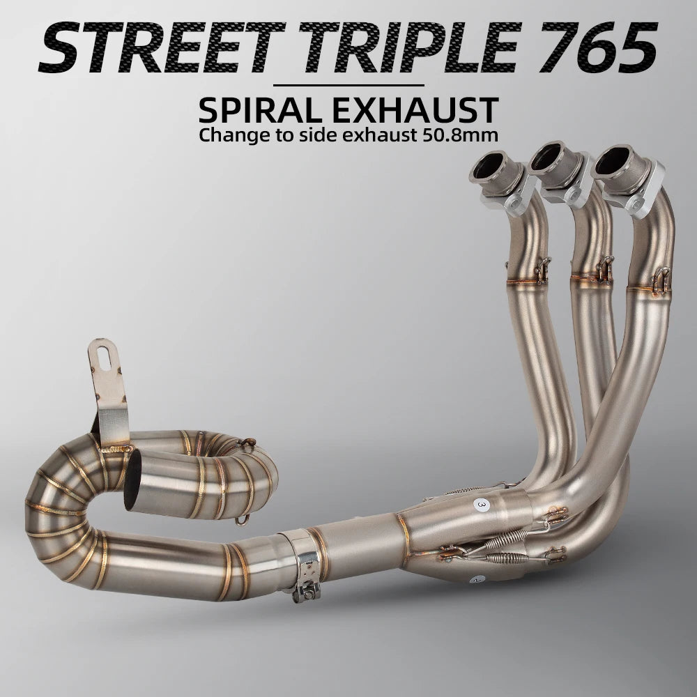 Collecteur d’Échappement Triumph Street Triple 765 2017–2026 – Échappement | OURANE.COM