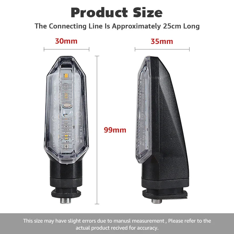 Clignotants Moto LED Séquentiels Bicolores 12 V pour Honda – Éclairage LED | OURANE.COM