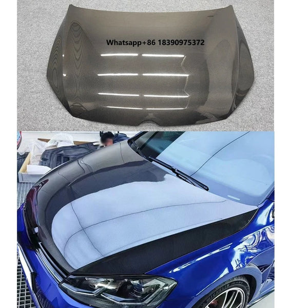 Capot carbone Golf 7 GTI/R, 2014–2019 — vue 1