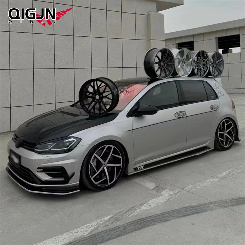 Jupes latérales fendues style Aspec pour Volkswagen Golf MK7 TSI, TDI, GTI, GTD et R-Line