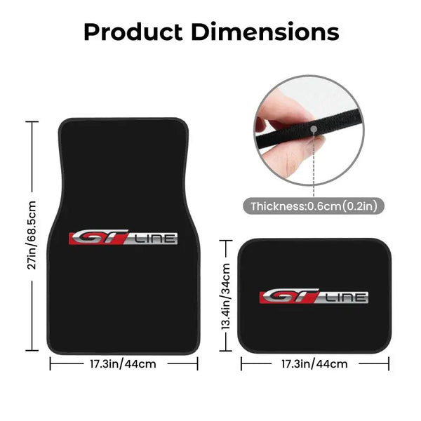 Tapis de sol GT Line universels, lot de 4 — vue 5