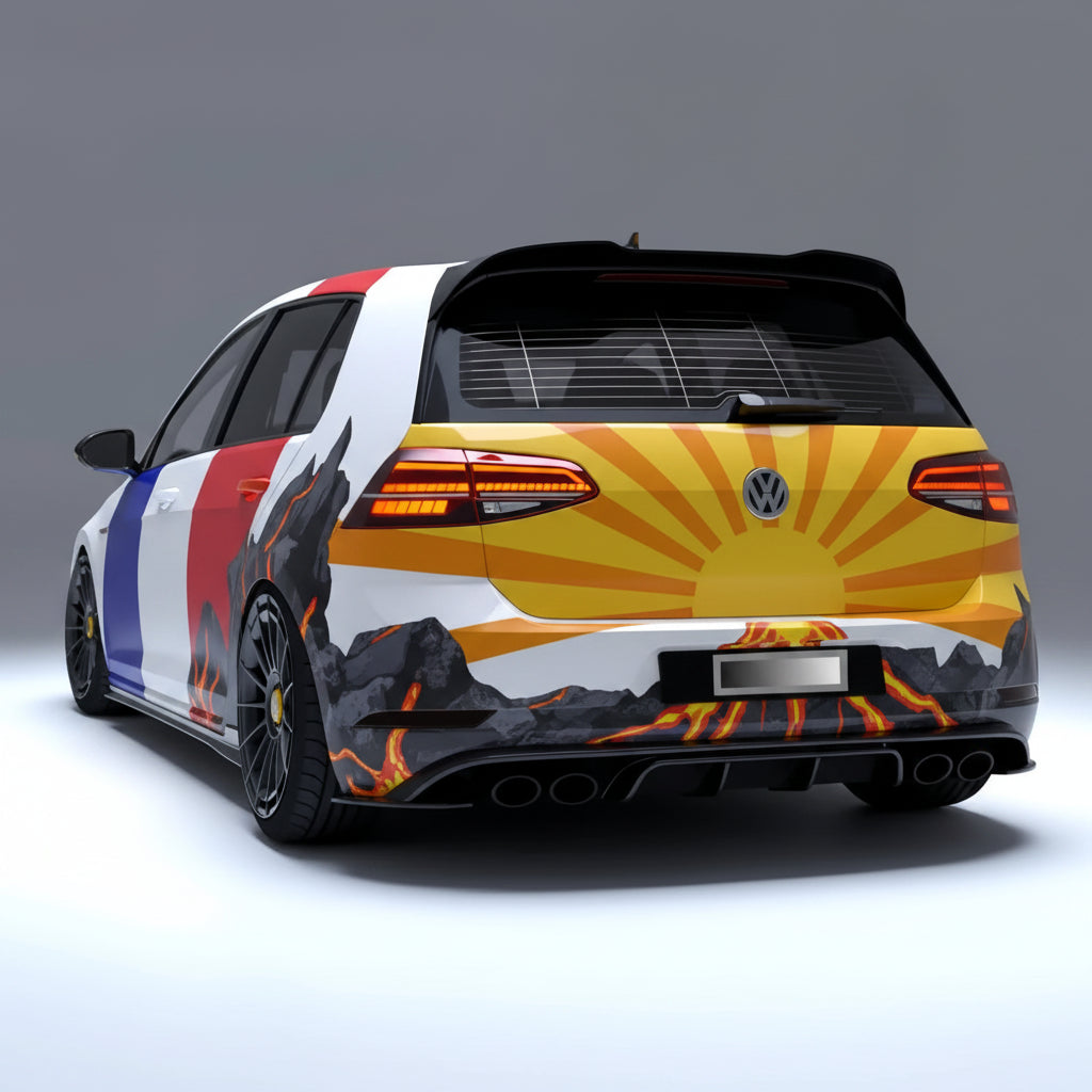 Aileron de Toit Golf 7 – Style Oettinger Noir Brillant 2013–2020 – Carrosserie & style | OURANE.COM