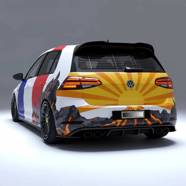 Aileron de Toit VW Golf 7 – style Oettinger – Noir Brillant 2013–2020 — OURANE
