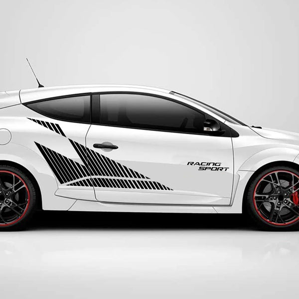 Autocollant de voiture pour Renault Megane RS, kit de décalcomanies en PVC, film vinyle imperméable pour portière latérale et