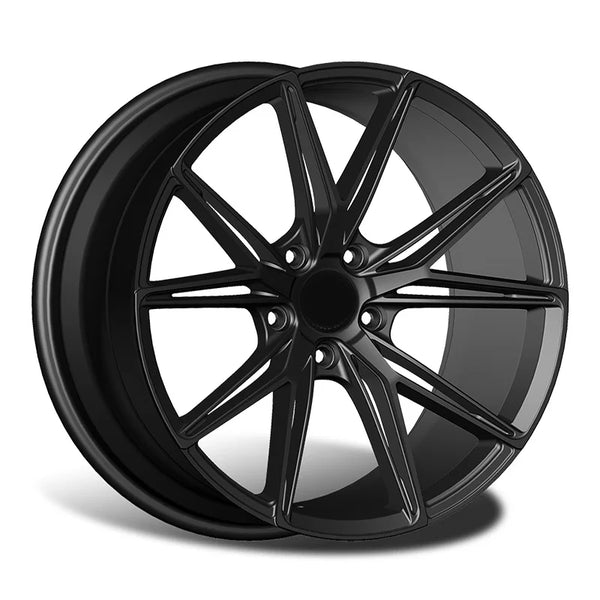 Jantes forgées noires multibranches — vue 1