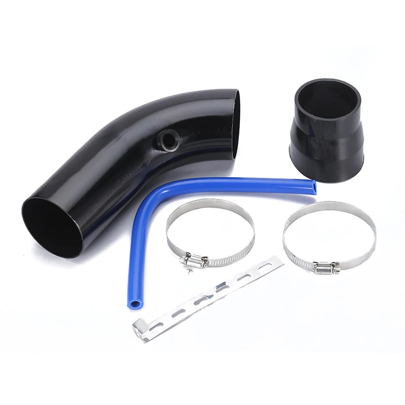 Kit Admission d’Air Froid Universel 76 mm avec Filtre Haut Débit – Admission & performance | OURANE.COM