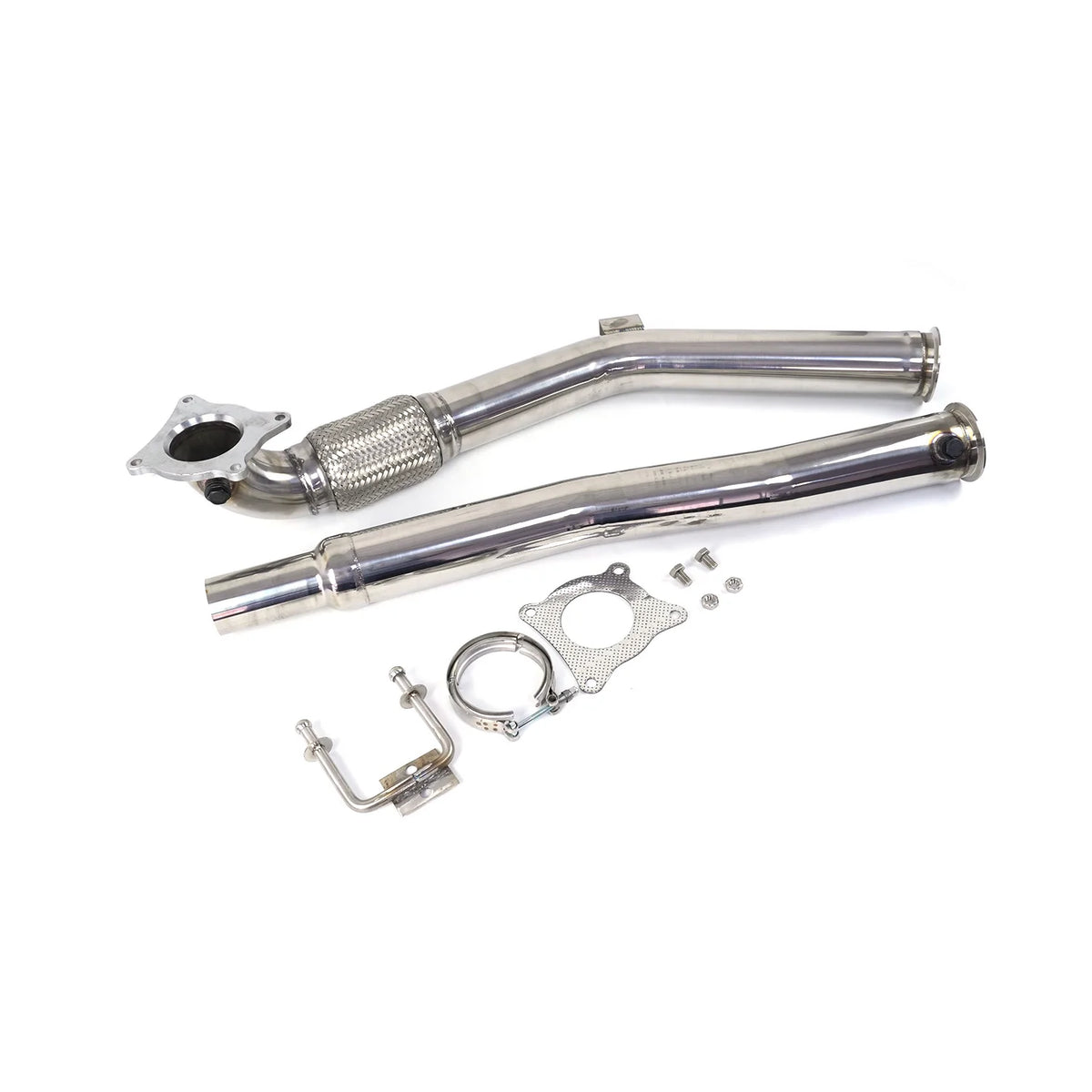 Descente d’Échappement Inox 63–76 mm pour Golf GTI MK5/MK6 et Audi A3 – Échappement auto OURANE.COM