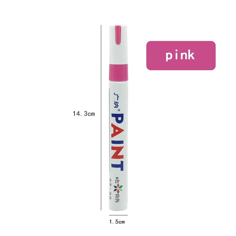 1/12Pcs Stylo Peinture Paint Markers Étanche Auto Pneu Oil-Based Stylo Peinture Lot Quick Dry et Permanent – Roues & freinage