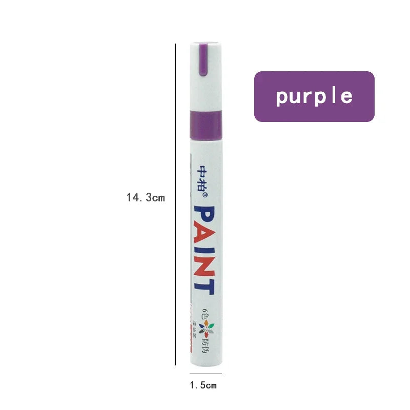 1/12Pcs Stylo Peinture Paint Markers Étanche Auto Pneu Oil-Based Stylo Peinture Lot Quick Dry et Permanent – Roues & freinage
