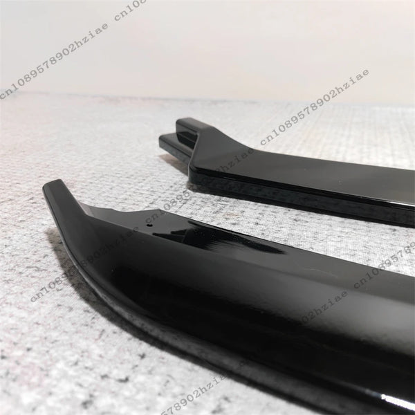 Becquet de lèvre de pare-chocs avant noir brillant, pour Seat Leon MK3 MK3.5 2012 - 2019, couvercle de diffuseur de lèvre ABS
