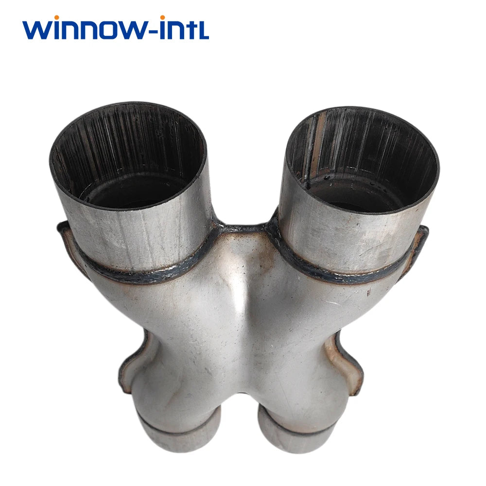 Tube X-Pipe Universel Double Échappement 2,25 / 2,5 pouces – Échappement auto OURANE.COM