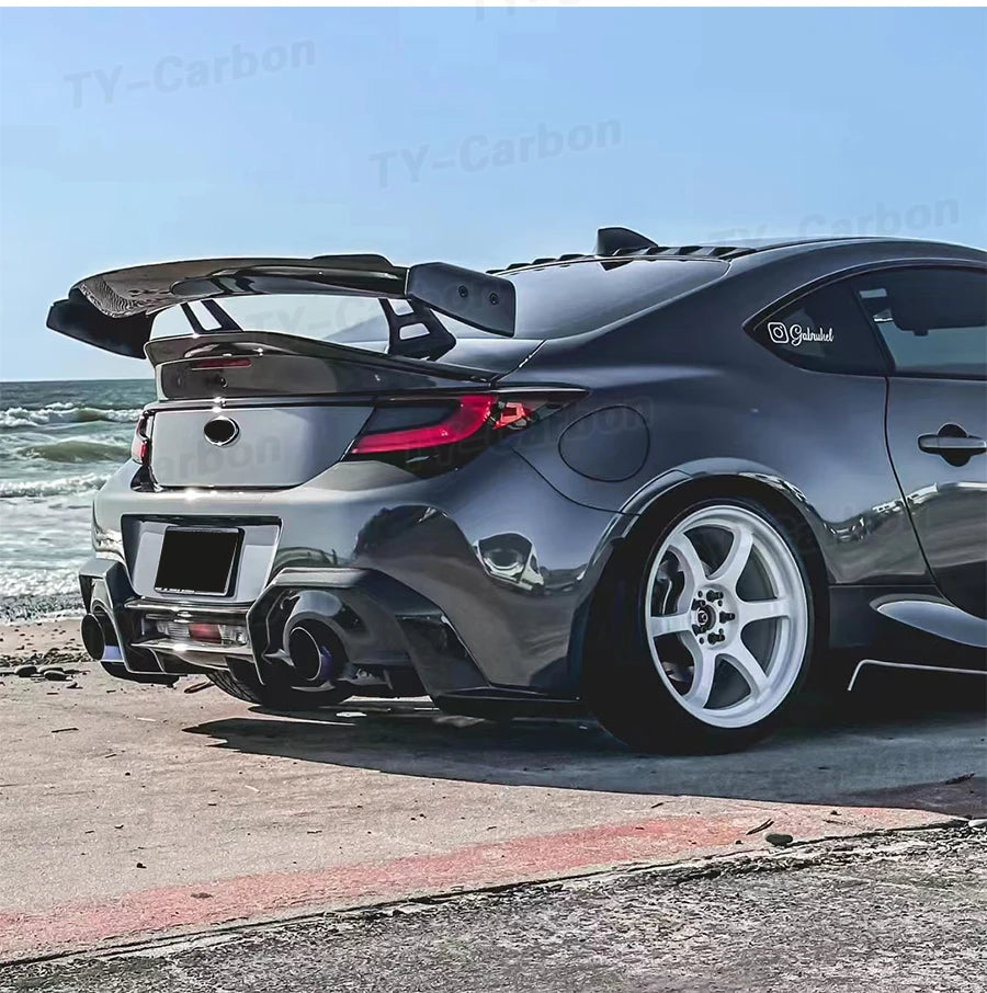 Aileron arrière style GT en fibre de carbone ou FRP pour Toyota GR86, GT86 et Subaru BRZ