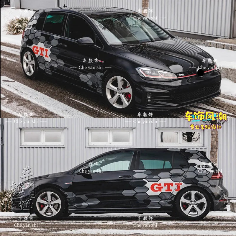 Autocollants de carrosserie sport pour Volkswagen Golf 6, 7 et 8 GTI — vue 16