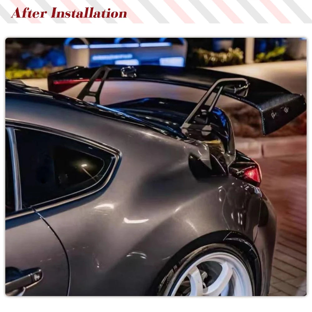 Aileron de coffre en fibre de carbone style GT de course pour Toyota GR86 2022-2023