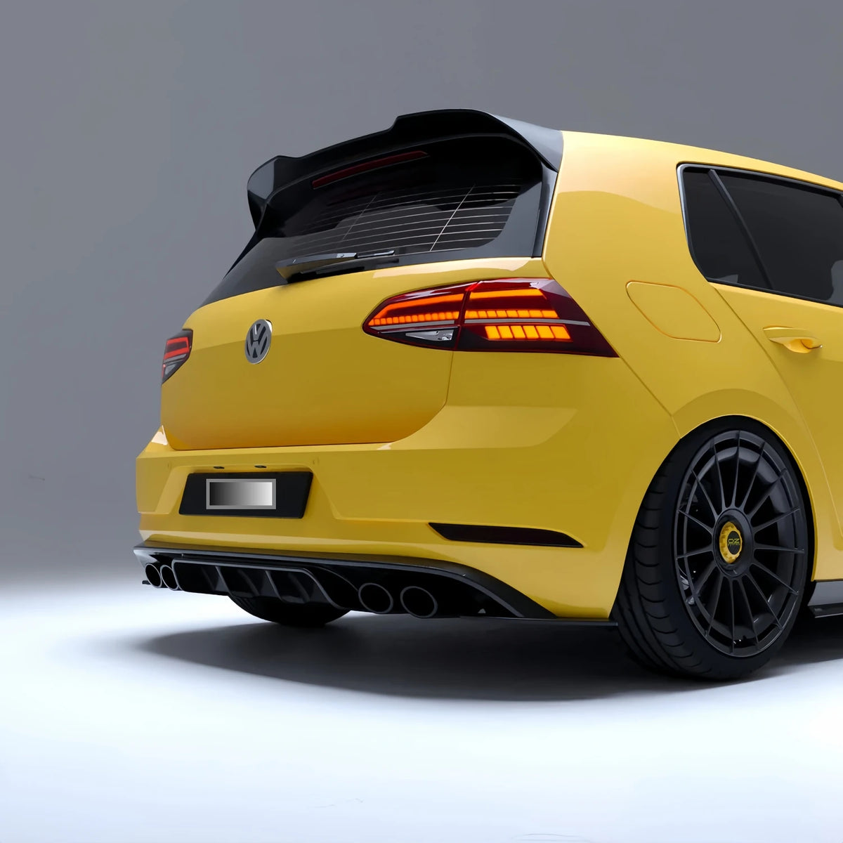 Aileron de Toit Golf 7 – Style Oettinger Noir Brillant 2013–2020 – Carrosserie & style | OURANE.COM