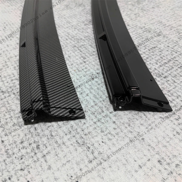 Becquet de lèvre de pare-chocs avant noir brillant, pour Seat Leon MK3 MK3.5 2012 - 2019, couvercle de diffuseur de lèvre ABS
