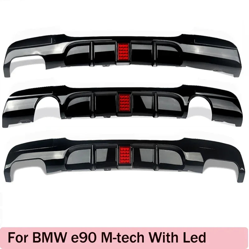 Diffuseur arrière LED BMW E90/E91, pare-chocs M Tech