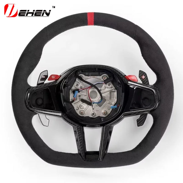 Volant de voiture en cuir amélioré pour BMW Série 3 4 5 G01 G02 G05 G20 G80 G82 G22 G26 G30 G32 G87 F90 F95 Accessoires autom