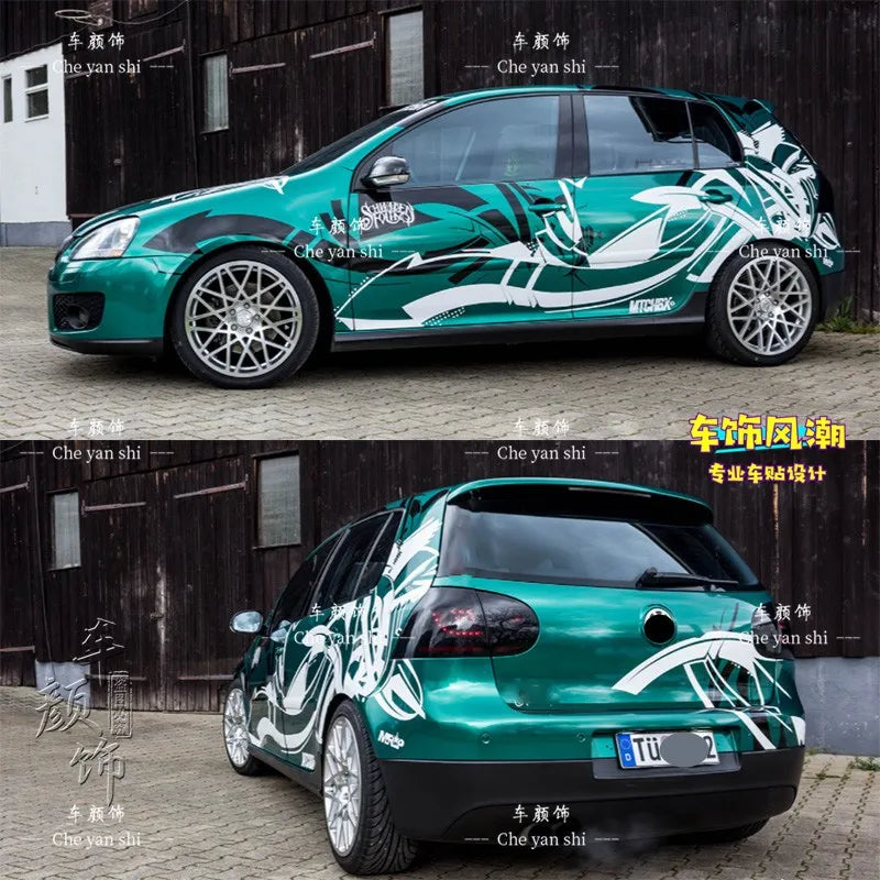 Autocollants de carrosserie sport pour Volkswagen Golf 6, 7 et 8 GTI — vue 3