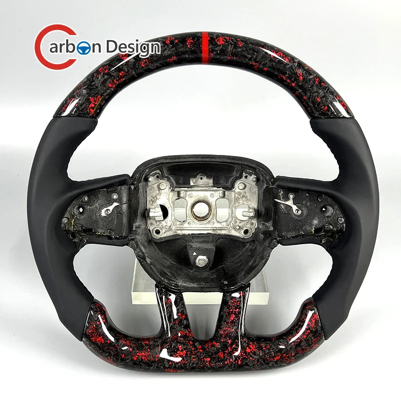 Volant sport en fibre de carbone avec écran LED pour Dodge Charger et Challenger