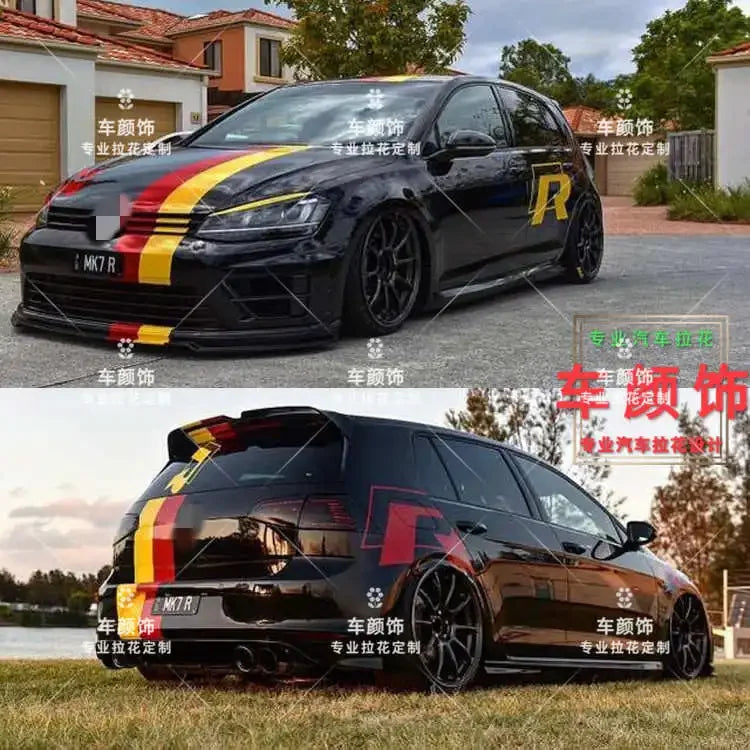 Décorations de carrosserie en vinyle pour Volkswagen Golf 6, Golf 7 GTI et Polo — vue 12