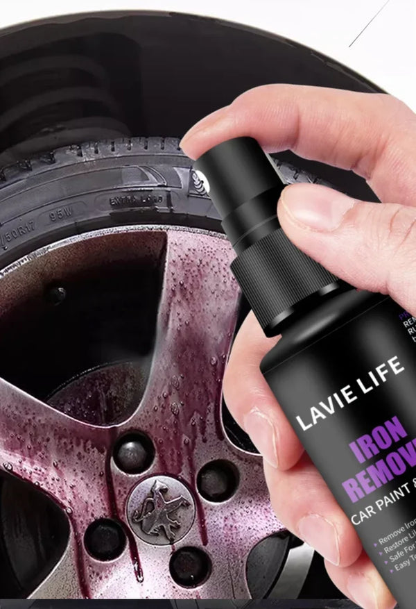 Spray professionnel décapant de rouille pour jantes, nettoyant efficace pour rouille et poussière, liquide d'entretien pour d
