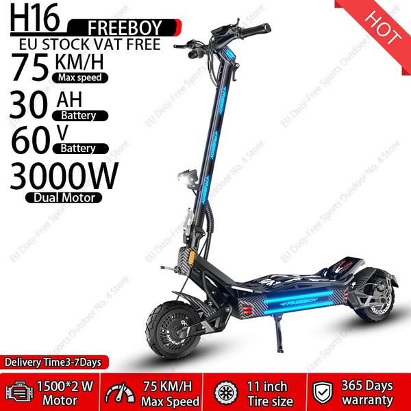 Trottinette électrique FREEBOY H16, 60 V — vue 1