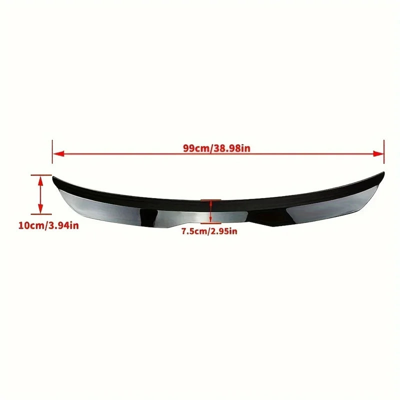 Aileron de Toit Universel 99 cm Noir Brillant – BMW Série 1 – Carrosserie & style | OURANE.COM
