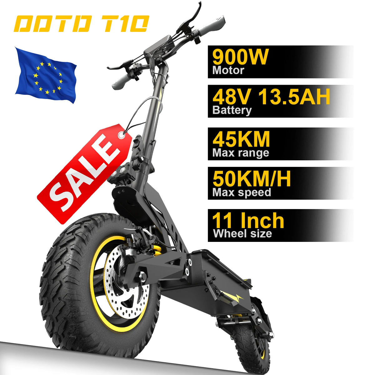 Trottinette électrique OOTD T10, batterie 48 V