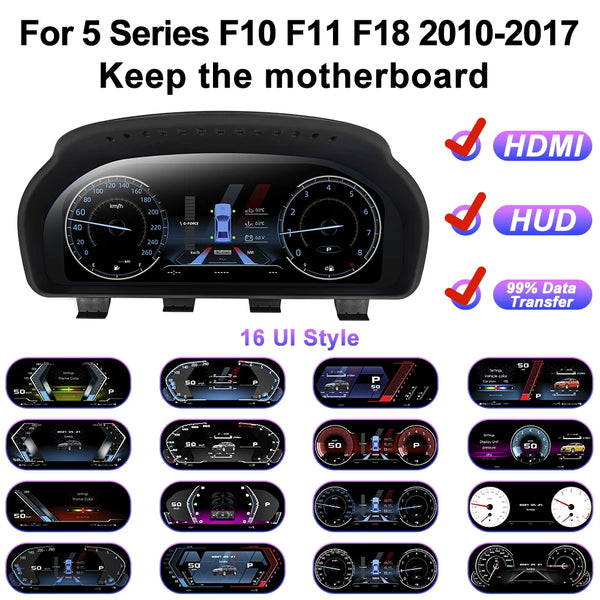 Compteur numérique BMW F10–F13 et F01–F03, 12,3 pouces — vue 9