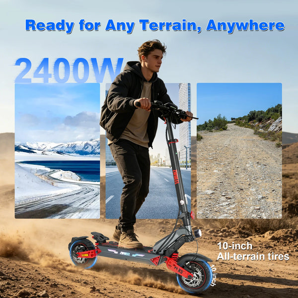 Trottinette électrique X5 à deux moteurs, 48 V — vue 2