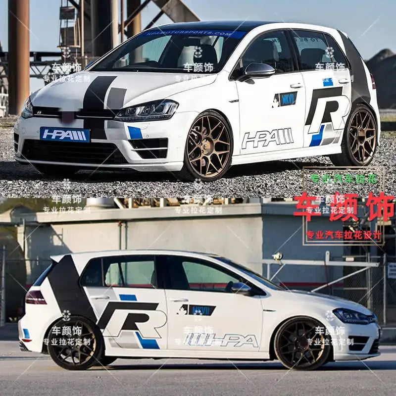 Décorations de carrosserie en vinyle pour Volkswagen Golf 6, Golf 7 GTI et Polo — vue 5