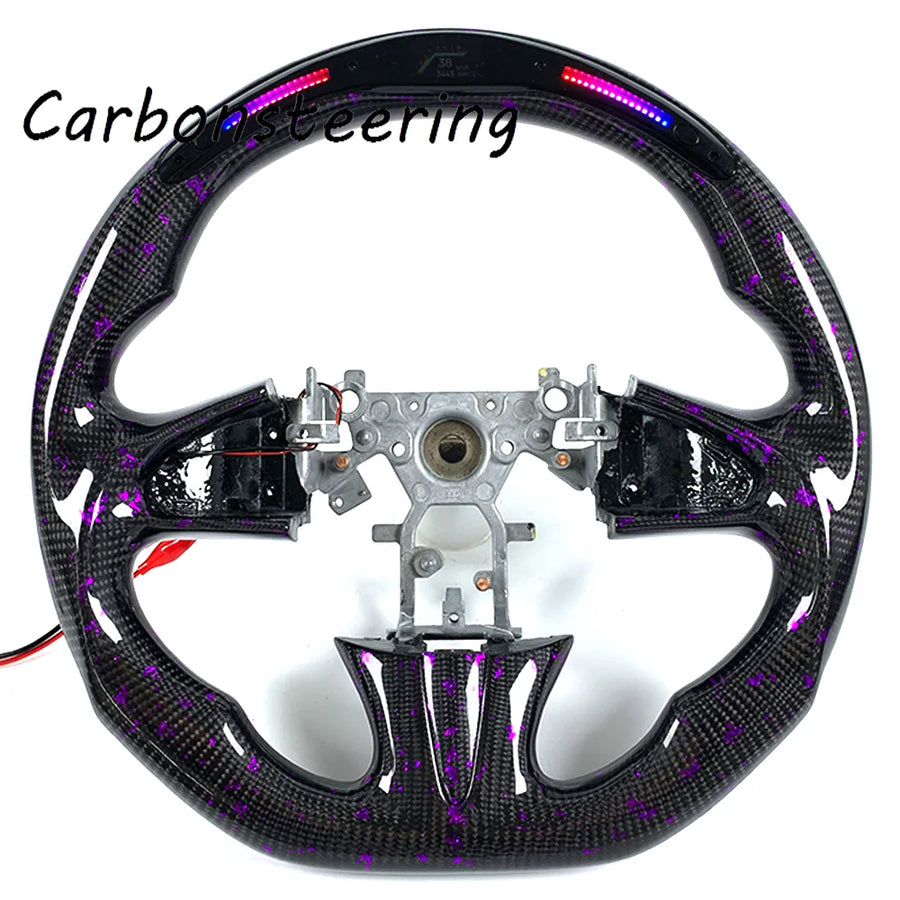 Volant en fibre de carbone forgé sur mesure pour Infiniti Q50 Q50s 2014-2026 Red Sport JDM Racing Performance Sport Styl