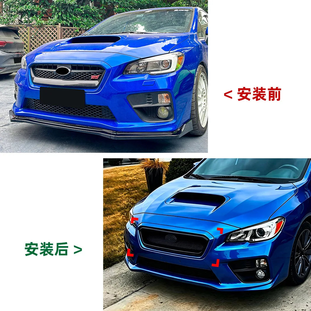 Calandre de pare-chocs avant en ABS noir pour Subaru WRX STI VA 2014-2016, modification extérieure