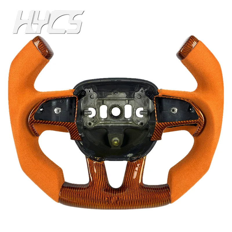 Volant sport en fibre de carbone pour Dodge Charger 2014-2024, forme F1