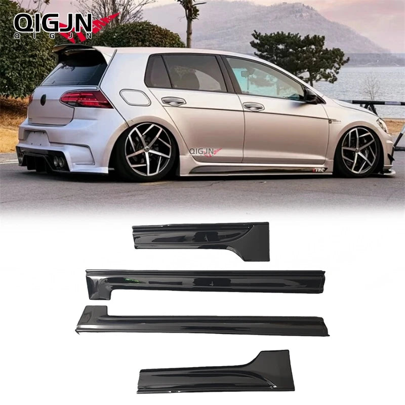 Jupes latérales fendues style Aspec pour Volkswagen Golf MK7 TSI, TDI, GTI, GTD et R-Line