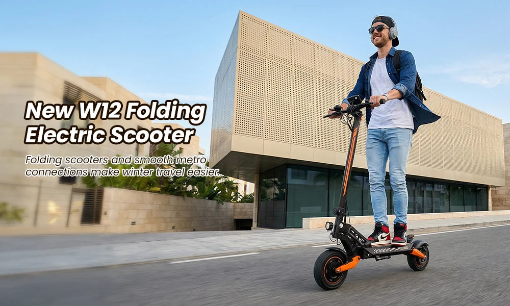 Trottinette électrique IScooter W12 3000W, double moteur, batterie lithium 52V25Ah, compatible avec application, vitesse maxi