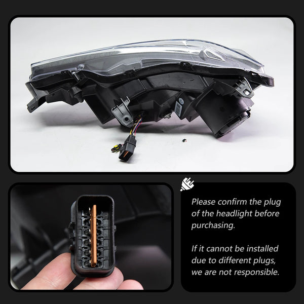 Phare LED pour Mitsubishi Lancer 2008-2016, DRL, clignotant, style RS