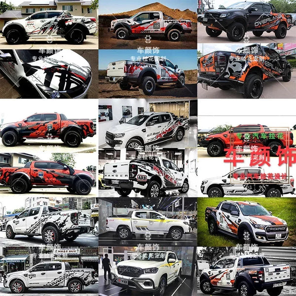 Autocollants tout-terrain pour Ford Raptor F150, D-Max, Tundra, Hilux, Tacoma et Navara — vue 1