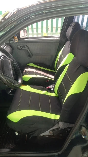 Housse de siège de voiture en tissu Polyester, pièces automobiles, ensemble de 2 / 4 / 9 pièces, coussin de siège de voiture 