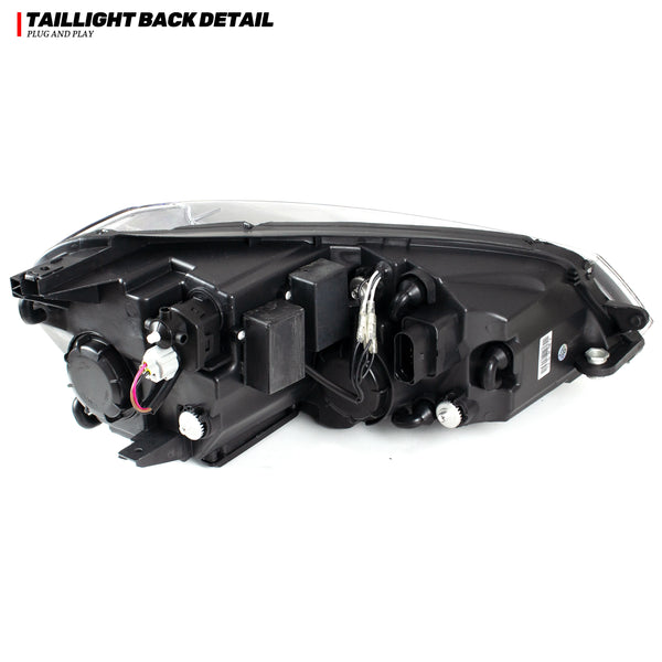 Phares LED pour Volkswagen VW Golf 7 Golf VII 2013-2017 TSI TDI projecteur e-mark ensemble de lampes avant [non adapté à GTI 