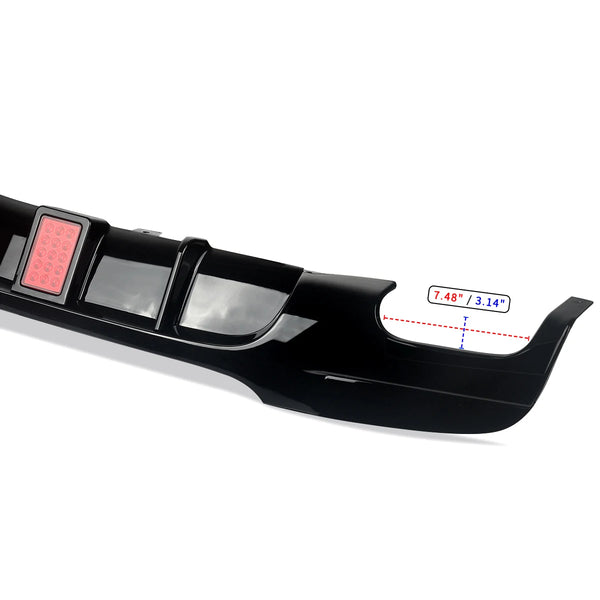 Lèvre de becquet de pare-chocs arrière avec Led pour Bmw série 3 E90 318i 320i 328i 330i 335i 340i diffuseur avec feu stop 20