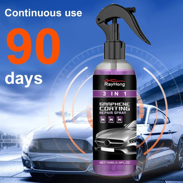 Revêtement céramique nano liquide pour voiture, couche hydrophobe nano-cristalline, agent de polissage de peinture, polissage
