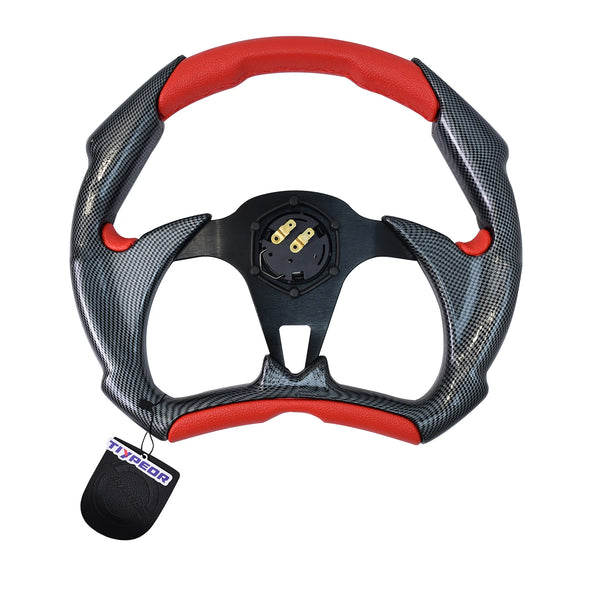 Volant type D avec klaxon pour simulateur — OURANE